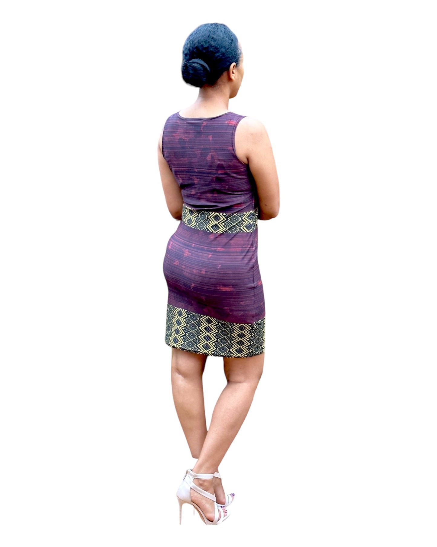 Yegna - Burgundy Fitted Dress