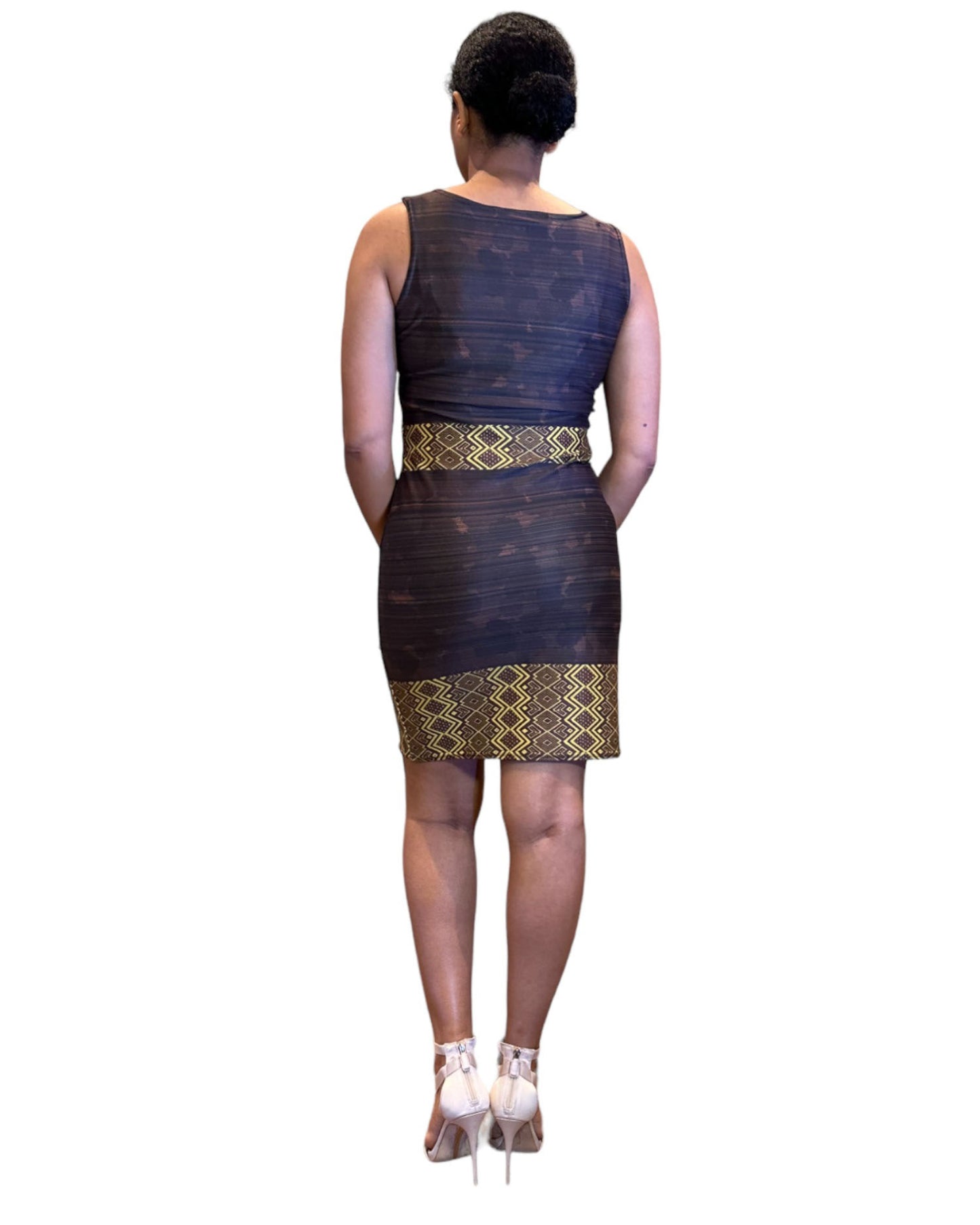 Yegna - Brown fitted dress